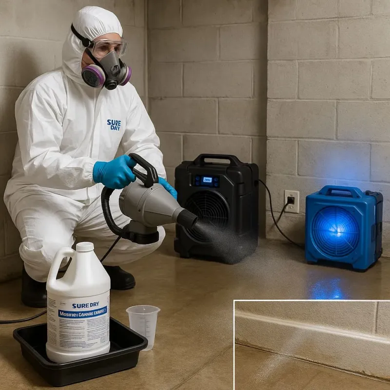 Sanitization and Odor Removal process in Opal Cliffs, CA